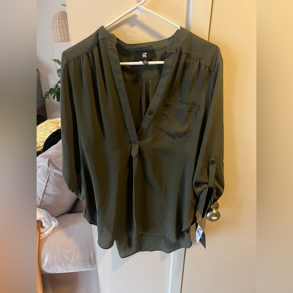 Hunter Green Blouse